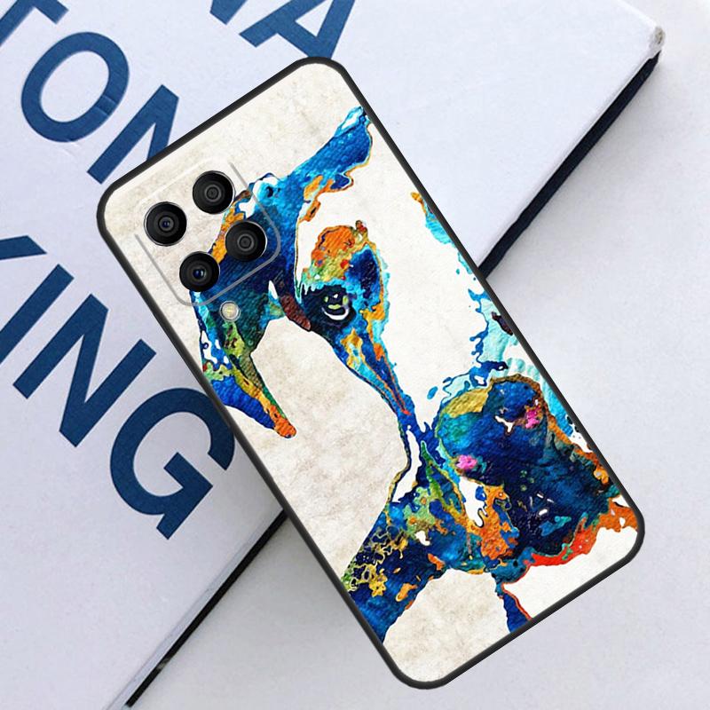 Deutsche Dogge Hund Aquarell Für Samsung Galaxy M31 M55 M15 M11 M21 M13 M33 M35 M53 M14 M34 M54 M12 M32 M52 M06 M16 Hülle