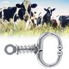 Stainless Steel Bull Cow Cattle Nose Ring Husbandry Accessory(Spring Nose Pliers)