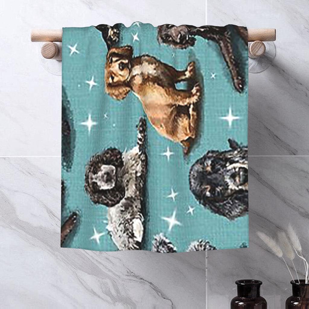 The Cocker Spaniel Soft Face Towel Quick Dry Pool Bath Cotton Towels Breathable