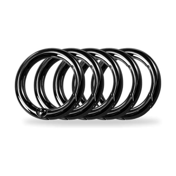 [OSHI-LIFE] Oshi Life Carabiner, suitable for stuffed animals and ita bags, round, lightweight, set of 5