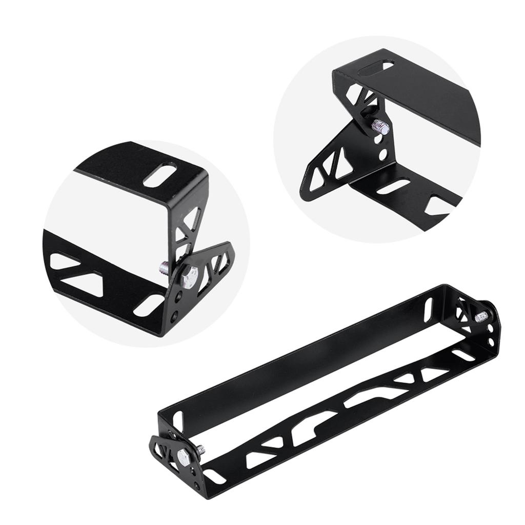 Universal Car Styling Aluminum License Plate Frame Adjustable Racing Number Holder 5 Colors