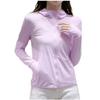 Women's Summer Long Sleeve Breathable Sunscreen Ice Silk Jacket Thin Hooded Casual Top