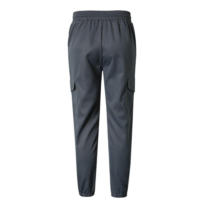 Men Multi Pocket Casual Cargo Long Pants Vintage High Street Work Trousers