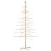 Wooden Christmas Tree for Decorating 210 cm Solid Pine Wood
