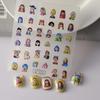 Japanese Manga Character Tomie 5D Embossed Nail Art Stickers