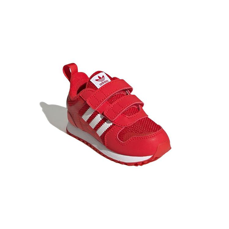 Adidas Originals ZX 700 Abrasion Resistant Low top Toddler Shoes Red Infant And Toddler GV8872