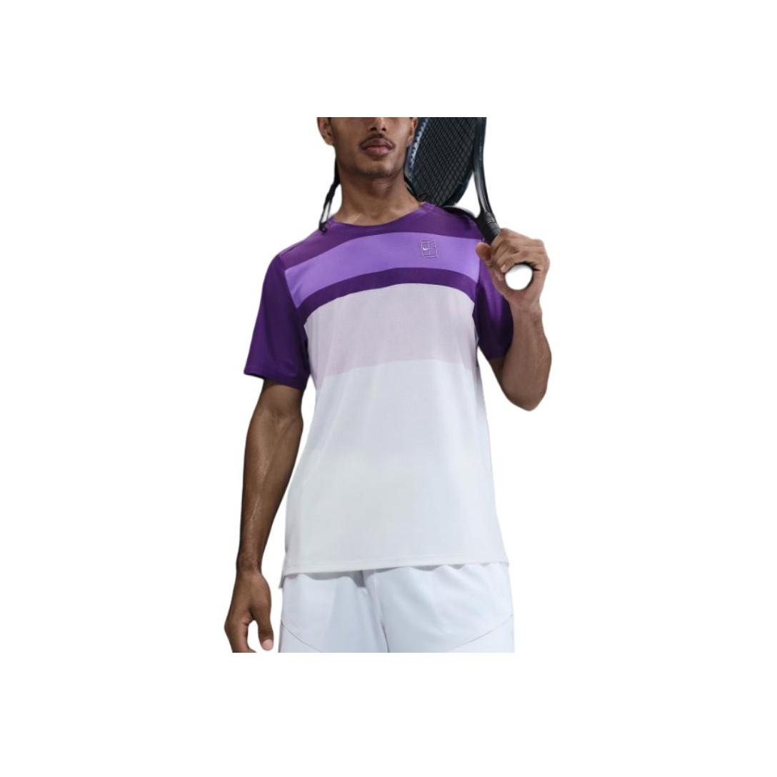 Nike Color Block Logo Slim Fit Crew Neck T-Shirt Men tops FZ9845-507 M