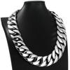 32mm Heren Hip Hop Ketting in 316L Roestvrij Staal - Grote, Dikke Stijl, Populaire Verkoop