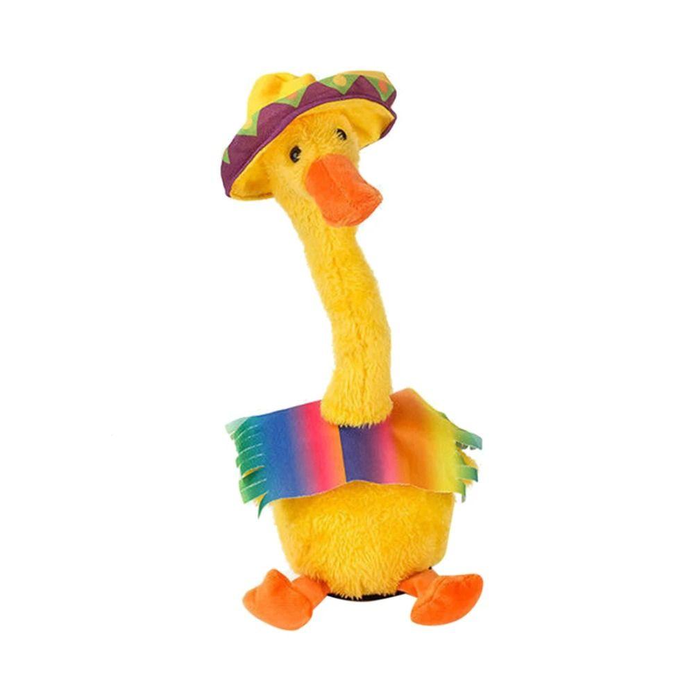 Talking Animals Electric Duck Plush Toy Music Singing Dancing Duck Toy  Children
