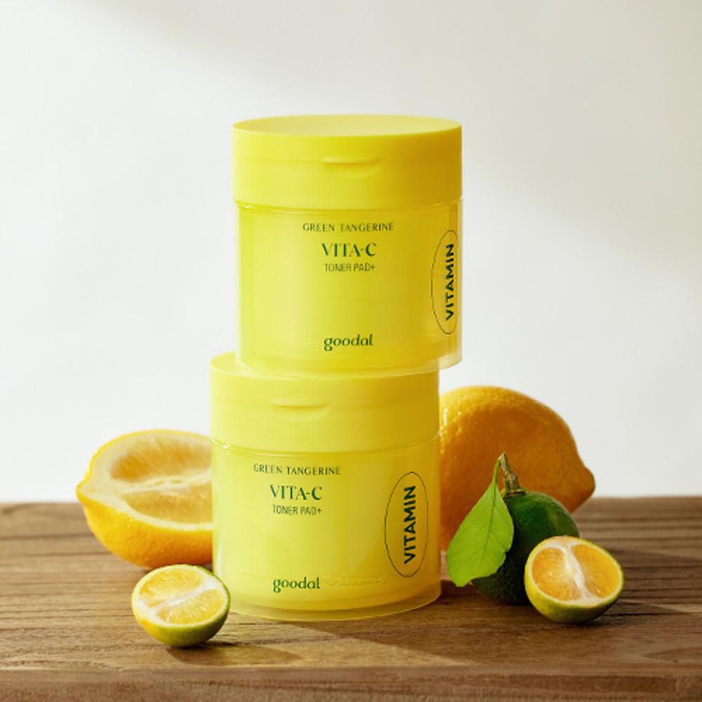 

Салфетки для ухода за темными пятнами Green Tangerine Vita C (70pcs)