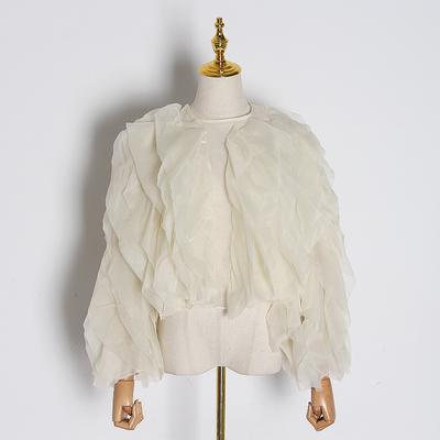 Ruffles Shirts for Women Pullover Blouse Female Fashion Style