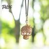 Halloween Auto Ornament Bling Skull Car Hanging Accessories, Rhinestone Head Rear Metal Charm View Mirror Charm, Gothic for Interior Decoration