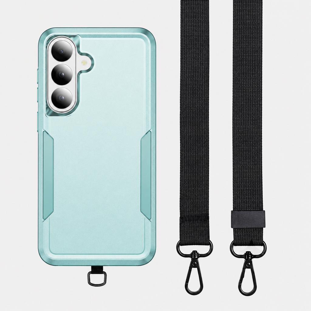 Coque Armure Protectrice avec Dragonne Étui Téléphone pour Samsung Galaxy A57 5G A17 A37 A 57 37 17 GalaxyA57 Coques Double Couche