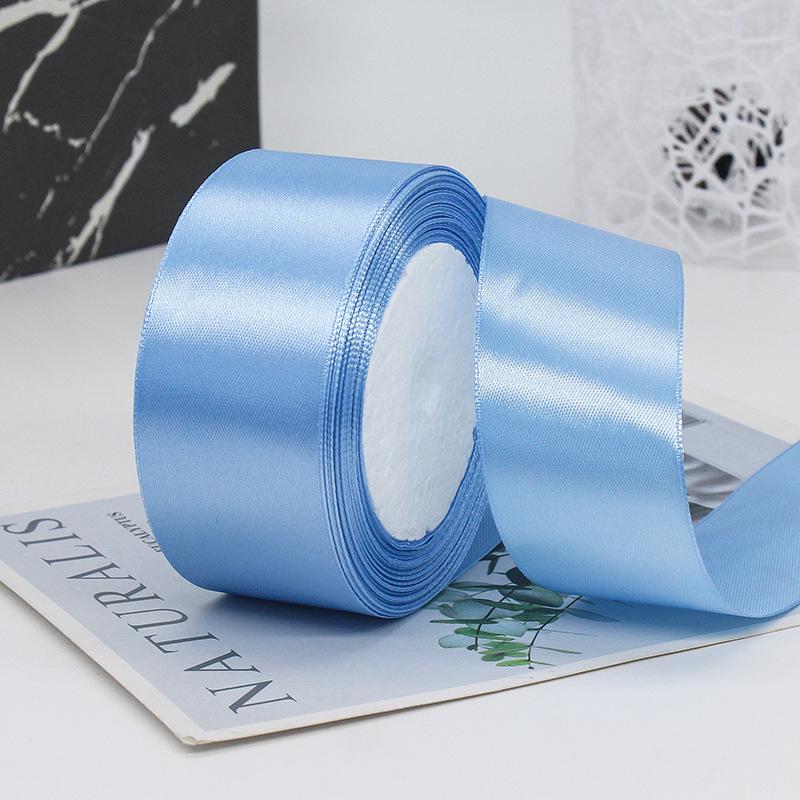 25Yards/Roll 40mm Satin Ribbons DIY Bow Handmade Gift Packing Artificial Silk Roses Crafts Supplies Sewing Accessories Material