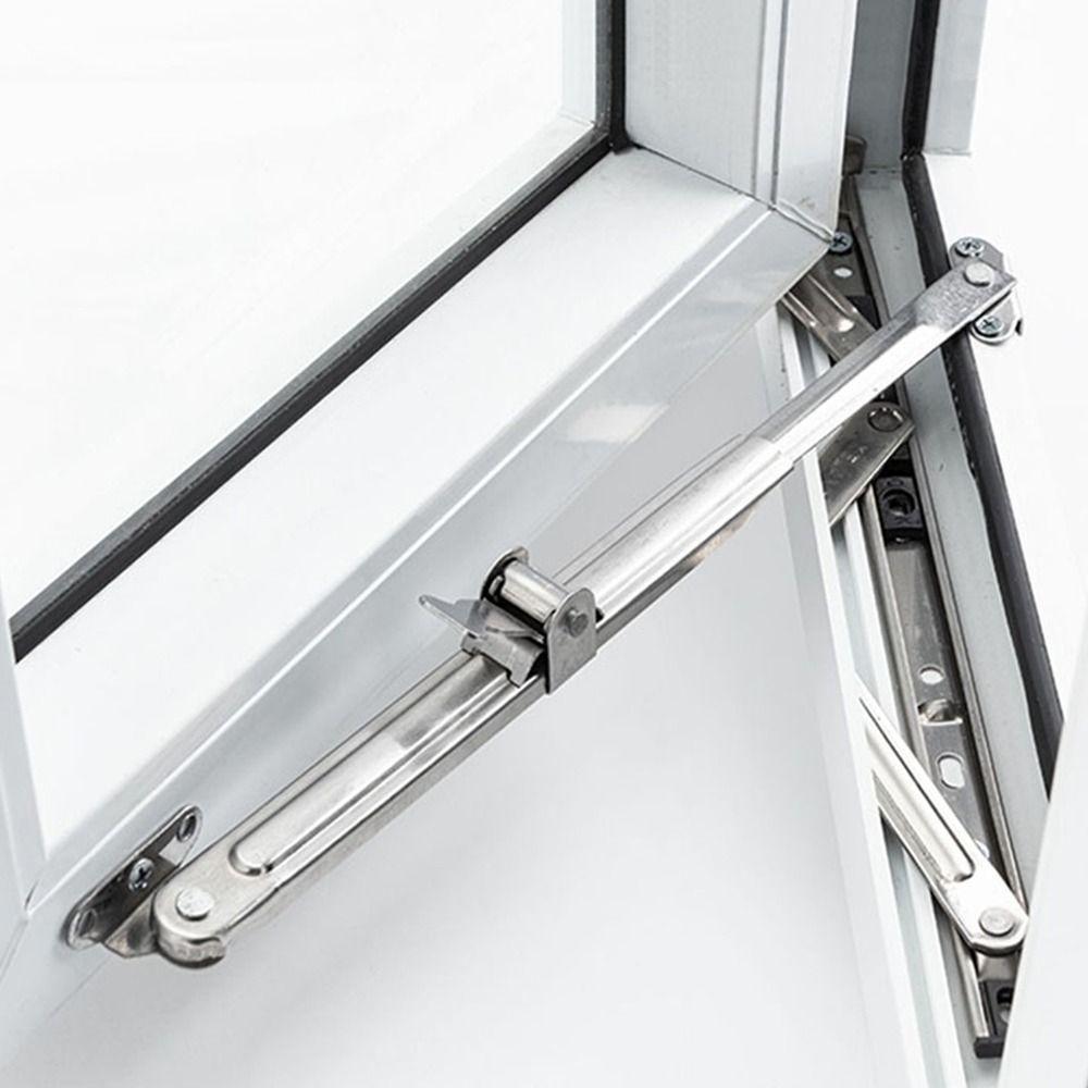 Stainless Steel Window Support Practical Telescopic Window Limiter Windproof Brace Stopper Angle Controller Window Accessories