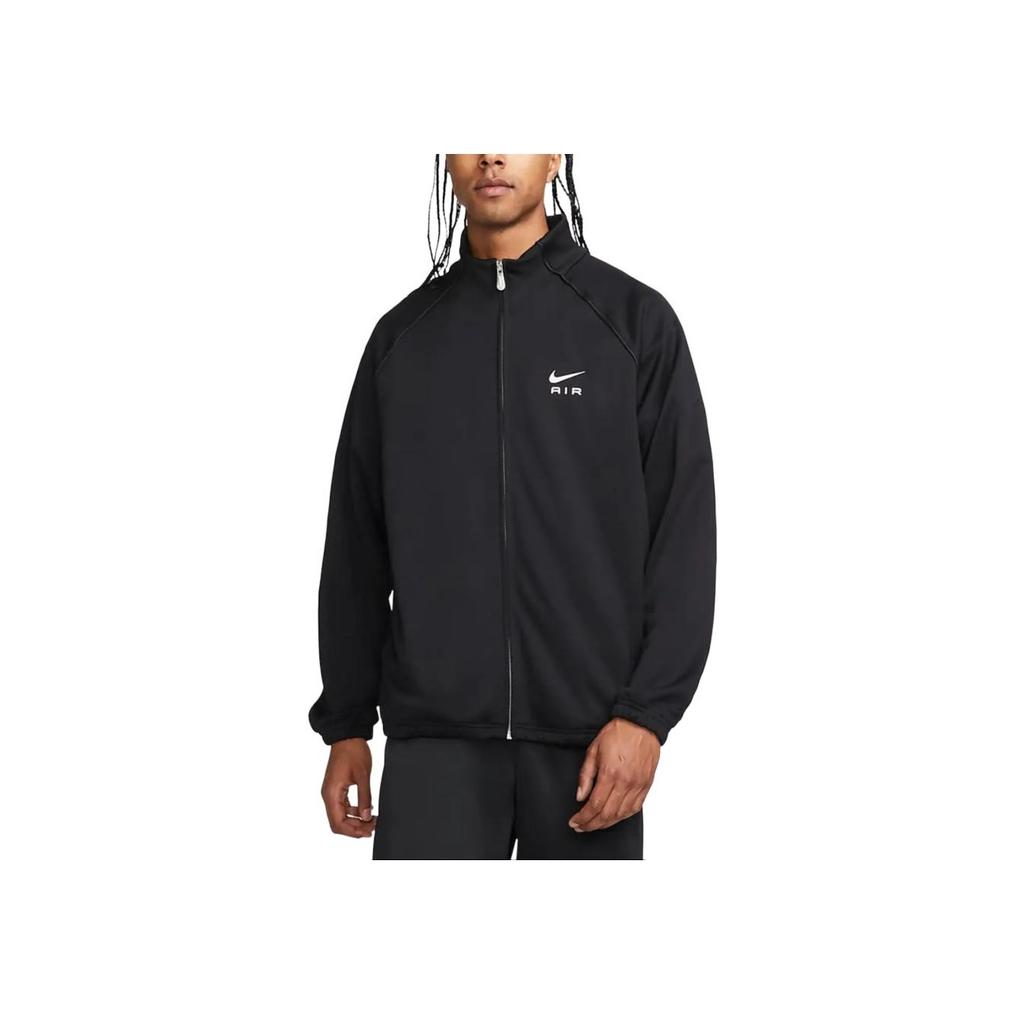Nike Color Block Printed Logo Stand Collar Long Sleeve Jacket Men jackets Black DQ4221-010
