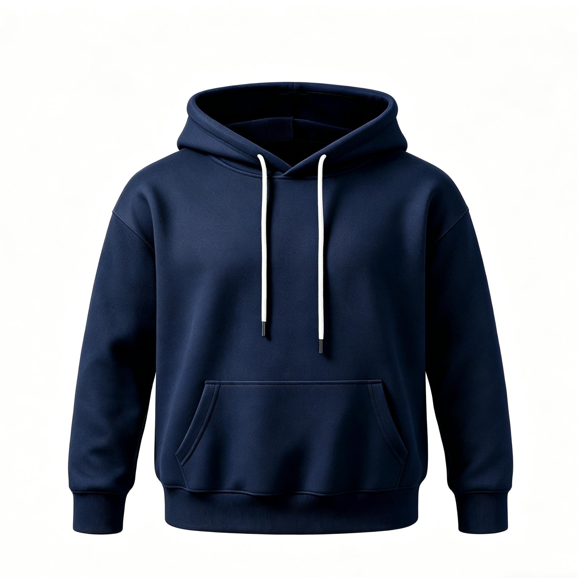 

Men s Spring/Autumn Basic Solid Color Hoodie! Heavyweight Cotton Drawstring Kangaroo Pocket Loose-Fit Hoodie, Multi-Color Versatile Casual Top S