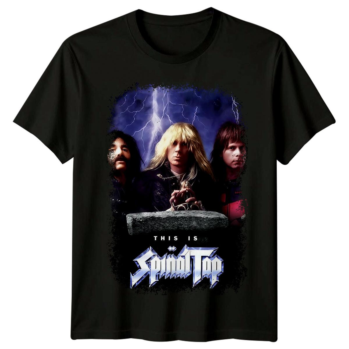 Это Spinal Tap (1984) Футболка в стиле кинопостера, ретро, унисекс. 3XL