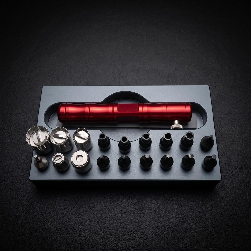 Watch Repair Tool Kit with Tray Compact Multifunctional