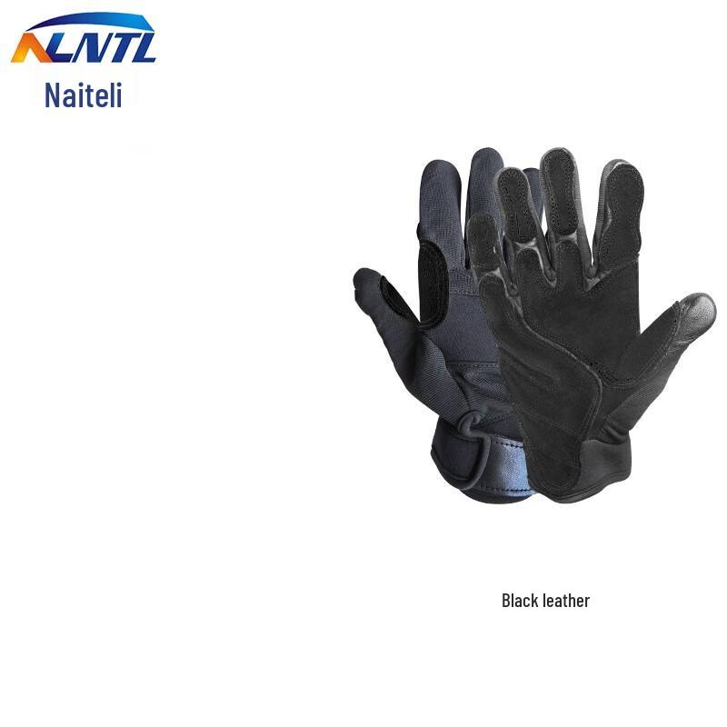 

OLOMM Cowhide Climbing & Rappelling Gloves One Size