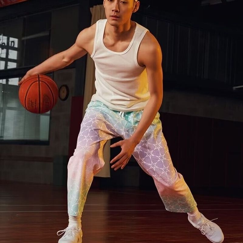Fashion Wind Wide Leg Loose Student Basketball Pants