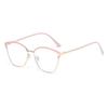 Fashion Metal-Frame Plain Glasses Women's INS Style High-Definition Blue-Light-Blocking Glasses Men's Goggles Eye Protection