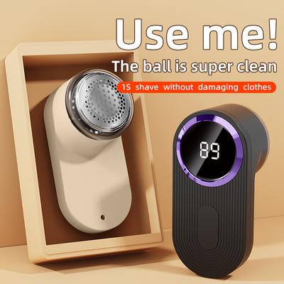 New Electric Fuzz Pellet Remover Lint Remover for Clothing LED Display Rechargeable for Clothes Fabric Shaver Fluff Remover