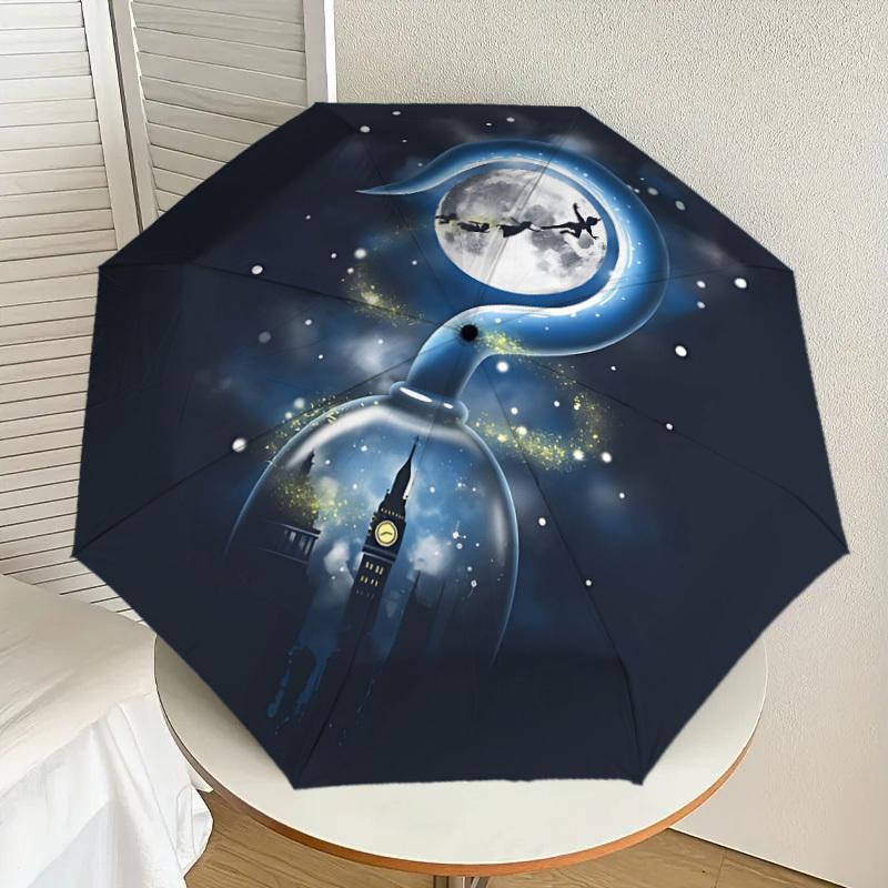1pc Moonlight Fantasy Themed Umbrella for Men & Women, Valentine's Day Christmas Decorative Umbrell048