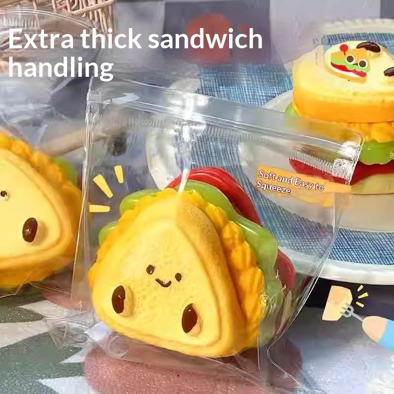 Realistic Food Shape Squeeze Toys Soft Non-Toxic Stress Reducing Fidget Toys for Office Workers Pressure Relief