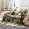 Peeking Cats  Print Flannel Blanket, High quality Comfortable for All Seasons, Home Decor, Warmth and Comfort
