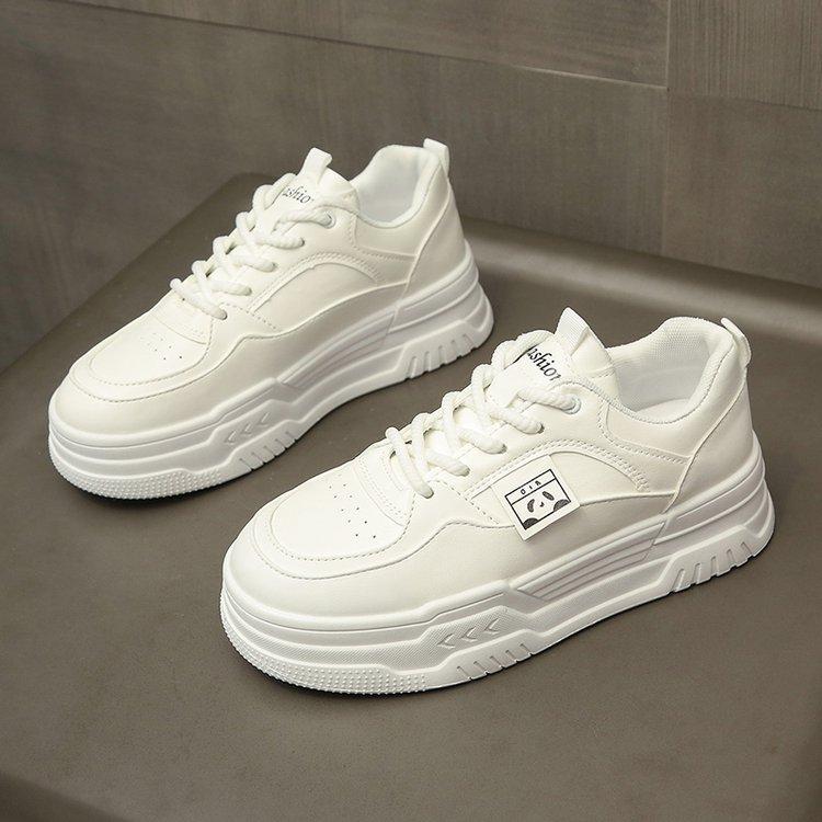 Fashion Simple Design Women Platform Sneakers Fashion Comfortable Lace-up Small White Shoes Student Board Shoes Non Slip Vulcanized Shoe