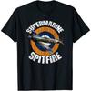 Supermarine Spitfire Raf Warbird Militär Ww2 Flugzeug Flugzeug Unisex T-Shirt