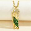 European & American Gold-Plated Saint Jude Pendant Necklace - Unisex Statement Collarbone Chain.