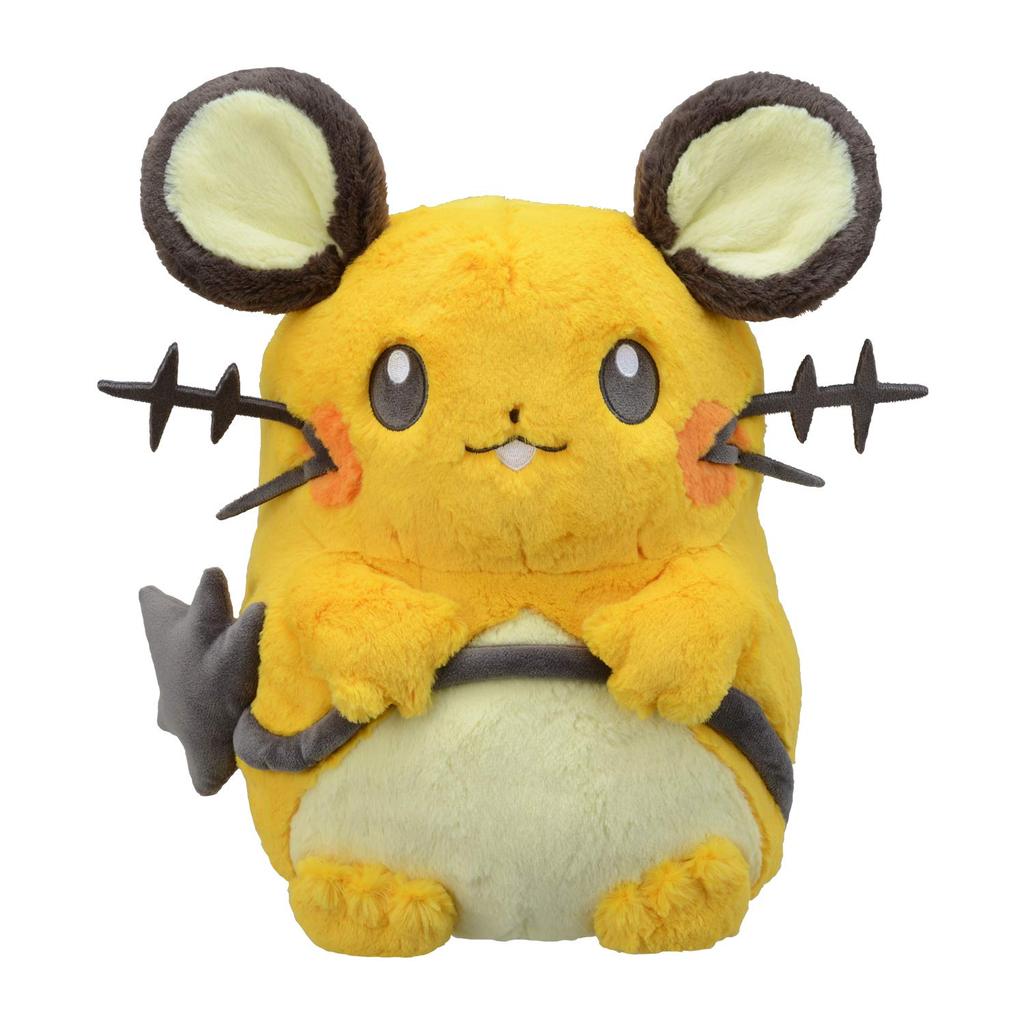 Pokémon Center Original Fluffy Dedenne Plush Toy 36 x 32 x 23 cm (H x W x D)