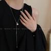Catena Lunga per Maglione in Pietra Occhio di Tigre - Collana di Lusso Autunno/Inverno 2024 per Donna