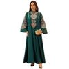 AB430 Women's Embroidered Cord Pullover Dress Robe