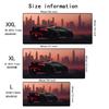 Cool Sports Car Mouse Pad Large Computer Office Game Table Mat XXL Rubber Anti-slip Stitched Keyboard Mats Gaming Long Desk Pads