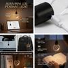 Acrylic LED Light Bulb Car Pendant Auto Rearview Mirror Hanging Ornament USB Charger Motion Activated Interior Styling Charms