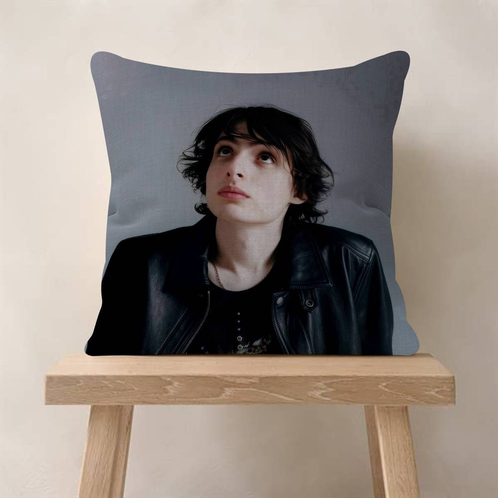 Actor FFinn COOL Wolfhard Cushion Cover Car Throw Pillow Case For Sofa Car Christmas Gift