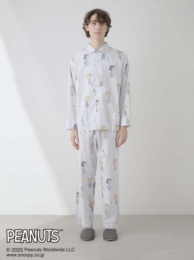 Gelato Pique PEANUTS HOMME Fabric Shirt PMFT251907BLUM