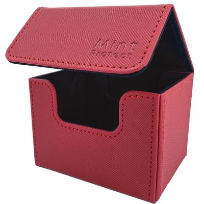 Кейс для колоды карт Pokemon TCG Mint Protect с боковой загрузкой, вмещающий 100 карт. (красный)