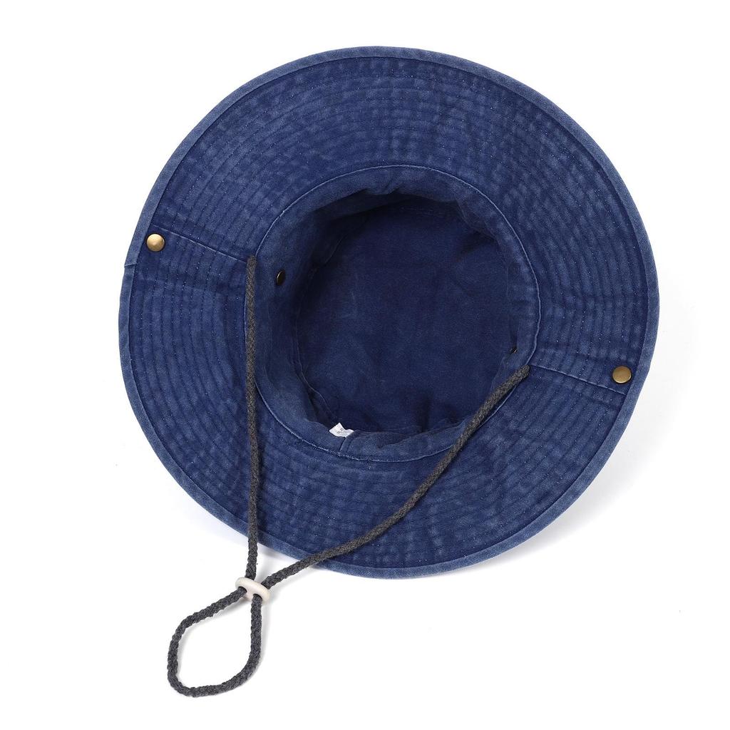 Sombrero de pesca de mezclilla con ala ancha bordada de Bass Pro Shops