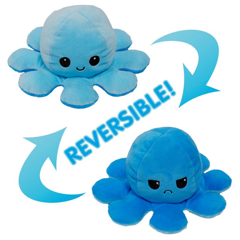 

Vogue Marine Life двусторонние игрушки Funny-UK осьминог кукла двусторонняя флип плюшевые животные 1 шт 19
