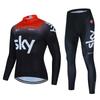 New Sky Lotto Tour de France Team Edition Long Sleeve Trousers Cycling Suit Manufacturer Speed Down Suit Racing Suit Wholesale Customization