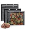 Reusable Non-stick BBQ Mesh BBQ Bag with Silicone Brush and Food Tongs for Outdoor BBQ Mesh BBQ Bag
