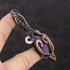 Star Amethyst Pendant Copper Wire Wrapped Pendant Very Pretty Copper Jewelry Gemstone Handmade Pendant Unique Wire Wrap Jewelry Gift For Mom