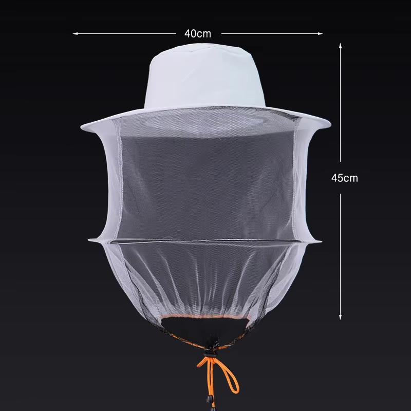 Bee Hat Breathable Beekeepers Hat Beekeeper Hats With High Visibility Veil Face Protection Outdoor Bee Keeper Starting Kit