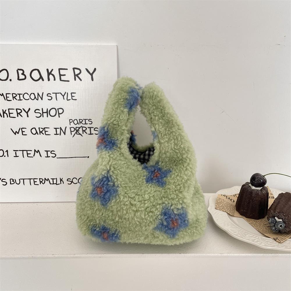 Leopardenmuster Damen Clutch Tasche Weiches Plüsch Herbst Winter Mode Handtasche Tote Aufbewahrung