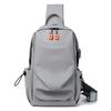 New men's breast bag trendy cool shoulder messenger bag multi-functional casual breast bag