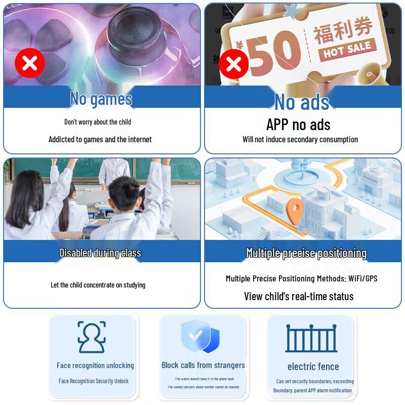 Peak Smart Kids Phone Watch